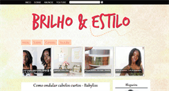 Desktop Screenshot of brilhoeestilo.com